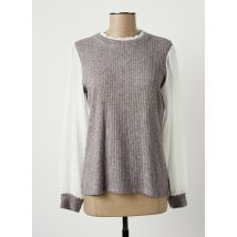 BARILOCHE - Pull gris en viscose pour femme - Taille 36 - Modz