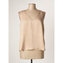ANDAMIO - Top beige en polyester - Femme - Taille 42 - Modz