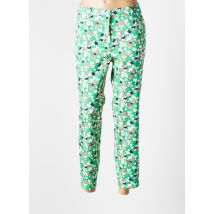 TONI - Pantalon slim vert en coton - Femme - Taille 46 - Modz