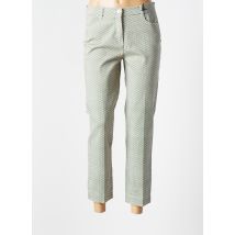 TONI - Pantalon 7/8 vert en coton - Femme - Taille 42 - Modz