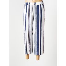 TONI - Pantacourt bleu en viscose - Femme - Taille 38 - Modz