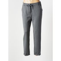 EVA KAYAN - Pantalon chino gris en polyester - Femme - Taille 40 - Modz