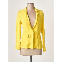 SANDWICH - Blazer jaune en lin - Femme - Taille 34 - Modz