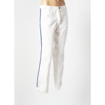BARB'ONE - Pantalon 7/8 blanc en coton - Femme - Taille W29 - Modz