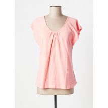 ESPRIT DE LA MER - T-shirt rose en coton pour femme - Taille 38 - Modz