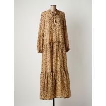 PURPLE QUEEN - Robe longue beige en polyester - Femme - Taille 36 - Modz