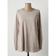 POLES - Pull tunique beige en viscose - Femme - Taille 36 - Modz
