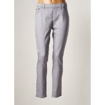 LA FIANCEE DU MEKONG - Pantalon slim gris en coton - Femme - Taille 42 - Modz