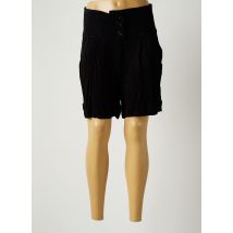 VILA - Short noir en viscose - Femme - Taille 38 - Modz