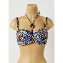 ANTIGEL - Haut de maillot de bain bleu en polyamide - Femme - Taille 90D - Modz