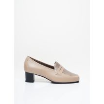 JMG HOUCKE - Mocassins beige en cuir - Femme - Taille TU - Modz
