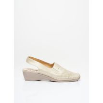 LUXAT - Sandales/Nu pieds jaune en cuir pour femme - Taille 39 - Modz