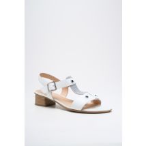 SWEET - Sandales/Nu pieds blanc en cuir - Femme - Taille 41 - Modz