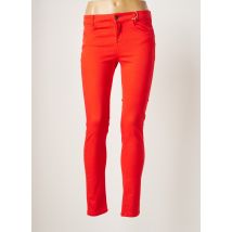 PHILDAR - Pantalon slim orange en coton - Femme - Taille 36 - Modz