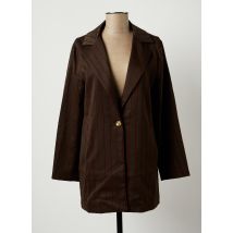 ROSE MON AMOUR - Manteau long vert en polyester - Femme - Taille 40 - Modz