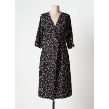 ROSE - Robe mi-longue noir en polyester - Femme - Taille 38 - Modz