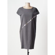 ELLEI - Robe mi-longue gris en viscose - Femme - Taille 38 - Modz