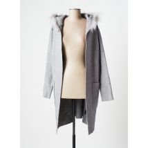 ROSE - Gilet manches longues gris en viscose - Femme - Taille 36 - Modz