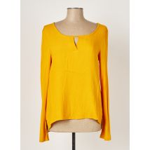 TOM TAILOR - T-shirt jaune en viscose pour femme - Taille 38 - Modz