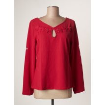 ROSE MON AMOUR - Blouse rouge en polyester - Femme - Taille 38 - Modz