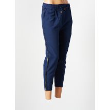 ROSE - Pantalon 7/8 bleu en polyester - Femme - Taille 38 - Modz