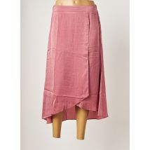 ROSE - Jupe longue rose en polyester - Femme - Taille 38 - Modz