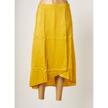 ROSE - Jupe longue jaune en polyester - Femme - Taille 38 - Modz