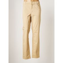 TRUSSARDI JEANS - Pantalon droit beige en coton - Femme - Taille 34 - Modz