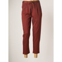 ROSE MON AMOUR - Pantalon 7/8 marron en polyester - Femme - Taille 36 - Modz
