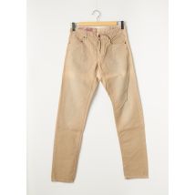 JOE SAN - Pantalon slim beige en coton - Homme - Taille W31 - Modz