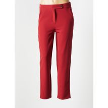 ADILYNN - Pantalon droit rouge en polyester - Femme - Taille 36 - Modz