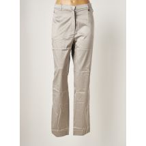 BRUNO SAINT HILAIRE - Pantalon droit gris en polyéthylène - Femme - Taille 44 - Modz