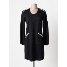 LE CHAT - Robe pull noir en polyester pour femme - Taille 38 - Modz