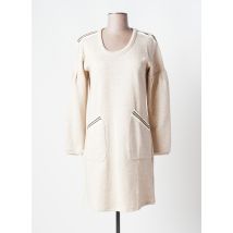 LE CHAT - Robe pull blanc en polyester pour femme - Taille 36 - Modz