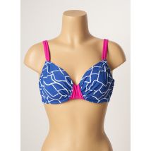 BELCOR - Haut de maillot de bain bleu en polyamide - Femme - Taille 105B - Modz