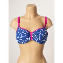 BELCOR - Haut de maillot de bain bleu en polyamide - Femme - Taille 100C - Modz