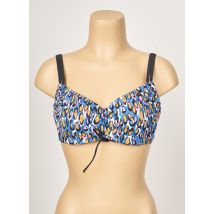 BELCOR - Haut de maillot de bain bleu en polyamide - Femme - Taille 90D - Modz