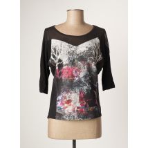 MOKA'S - Top noir en polyester - Femme - Taille 42 - Modz