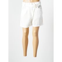 7 SEASONS - Short blanc en lin - Femme - Taille 38 - Modz