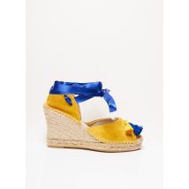 COSTA - Espadrilles jaune en cuir pour femme - Taille 36 - Modz