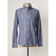 ELEVENTY - Chemise manches longues bleu en coton - Homme - Taille S - Modz