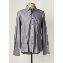 PAL ZILERI - Chemise manches longues bleu en coton - Homme - Taille M - Modz