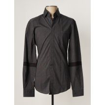 TRUSSARDI JEANS - Chemise manches longues gris en coton - Homme - Taille M - Modz