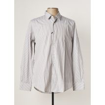 PAL ZILERI - Chemise manches longues gris en coton - Homme - Taille L - Modz