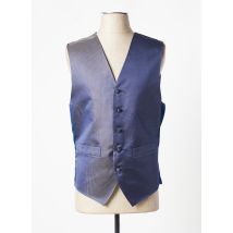 SMART - Gilet sans manche bleu en soie - Homme - Taille M - Modz