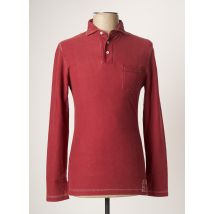 CARNET DE VOL - Polo rouge en coton - Homme - Taille S - Modz