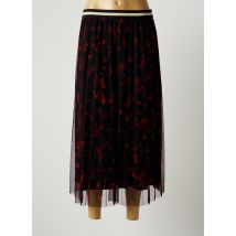 LAUREN VIDAL - Jupe longue rouge en polyester - Femme - Taille 38 - Modz