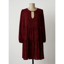LAUREN VIDAL - Robe mi-longue rouge en polyester - Femme - Taille 40 - Modz