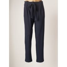 SEE THE MOON - Pantalon droit bleu en viscose - Femme - Taille 38 - Modz