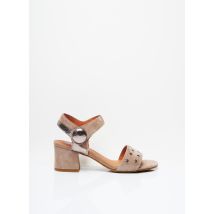 MAM'ZELLE - Sandales/Nu pieds marron en cuir pour femme - Taille 36 - Modz